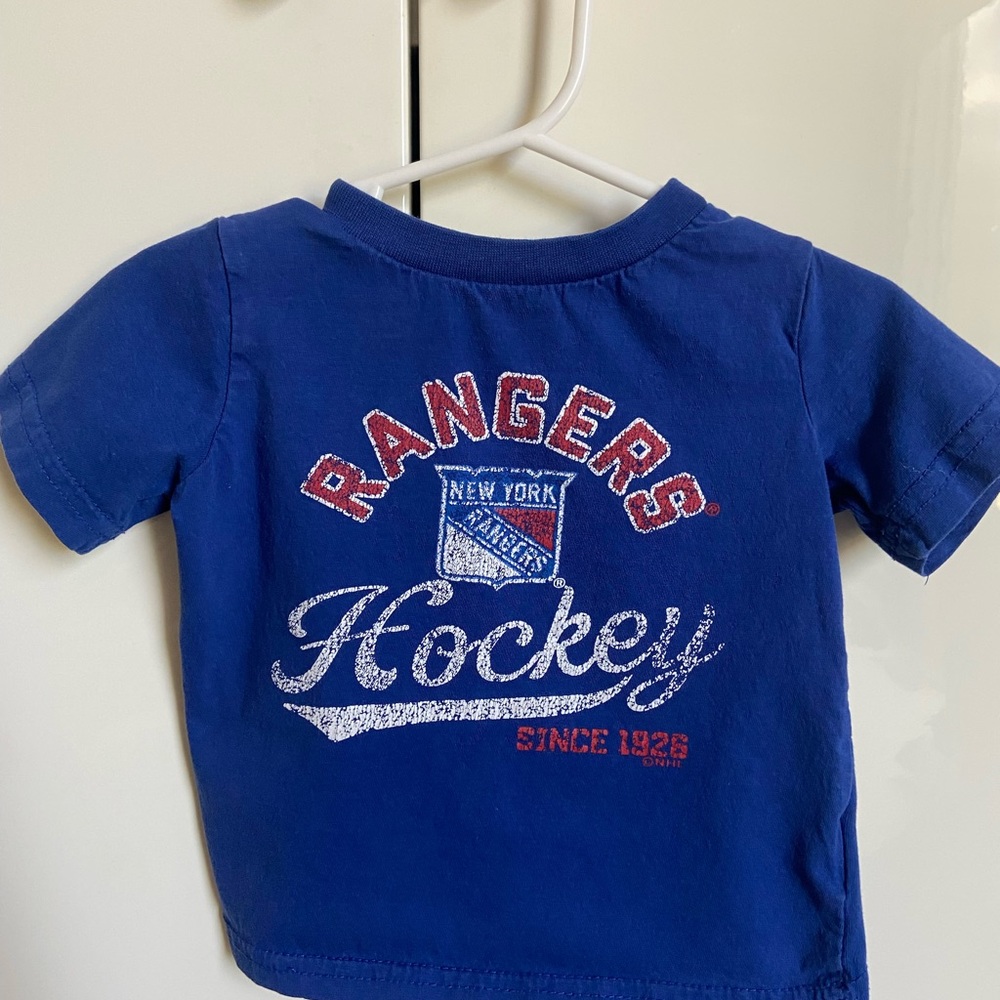 New York Rangers Kids Hockey T-Shirt